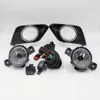 1 Set LED Fog light For Nissan X trail X-Trail T32 Rogue 2014 2015 2016 fog lights Switch Harness Cover wiring halogen fog lamps