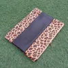 Saco de noite de leopardo peludo PU Faux Leather Couro Lidar de pele curta embreagem de embreagem de embreagem com maquiagem de chita com PU BANDRA BAND DOM970