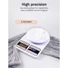 Smart Kitchen Scale Digital elektronisk matbalans Hög precision Housewares Kökstillbehör 1 gram 210728
