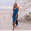 ドレスマッチングシューズ夏の海辺のビーチホリデー魅力的な気質レジャースリムノースリーブピュアカラーVネックサスペンダーセクシーなスカート女性のレディアアパレルブリング