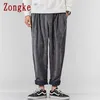 Zogke Corduroy Casual Harem Broek Mannen Kleding Joggers Japanse Streetwear Work Broeken Hip Hop Tracksuit M-5XL 2021 Y0927