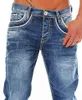 Jeans retos homens cintura alta jean primavera verão boyfriend jeans streetwear solto cacual designer longa calças calças de denim 211120