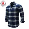 Fredd Marsha Casual Shirt Men Plaid Male Shirts Top Slim Fit Long Sleeve Plaid Cuff Spring Autumn Camisa Masculina FM085 210527