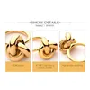 Varole Fashion Infinity Knotting Ring Design Gold Color Midi Rings for Women Jewelry Anel Feminino8262499