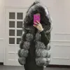 black vest with fur hood