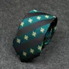Men039s neck ties formal luxurious striped necktie business wedding fashion jacquard 7cm bow tie for man dress shirt accessorie8692797