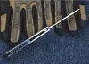 Oferta specjalna Flipper Składany Nóż D2 Satin Drop Point Blade CNC Ze Stali Nierdzewnej Uchwyt Kulkowy Folder Łożyska Noże EDC Narzędzia