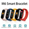 Dla Xiaomi M6 Smart Bransoletka Zegarek Zegarek Fitness Tracker Tętna Monitor Ciśnienia krwi 5 Kolor Smart Wristband Sport