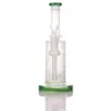 Frosted Rasta Hookahs Glass Water Bong 8,5 polegadas Aughty Dab Mini equipamento com tubos grandes