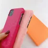 Custodie per cellulari alla moda per iPhone 13 12 11 pro max 13pro 13promax X XR XS XSMAX custodia in pelle PU designer 8 colori Cover mobile