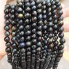 Blue Tigers Eye Stone DIY Jewelry Accessory 4-8 10 12 14MM Tiger Eyes Round Beads for Beaded Bracelet Necklace Making