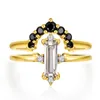 Allnoel 925 Sterling Silver stapelbara ringar för kvinnor DIY Jewelry Personality Collocation 220216