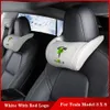 ل Tesla Model 3 S x Y Car Car Headrest Deck Pillow Cushion Deck Reck Reck 1PC2972