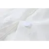 Летние женские без плеча белая рубашка платье рюшачья лоскутная прямая вертикальная сестидос однобортный отворот ol korean frocks 210515