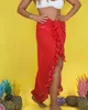 Women's Swimwear Sexy Fashion Casual Women Bikini Cover Up Sheer Beach Skirt Sarong Pareo Long Maxi Dress Cover-Ups