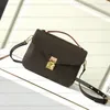 7A Qualität Damen POCHETTE Metis Taschen Handtaschen Geldbörsen Schulterkupplung Luxus-Geldbörsen Designer-Umhängetasche aus echtem Leder Code MON0GRAM Graffiti-Handtaschentasche