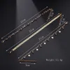 Ladies Five Pointed Star Anklet Alloy Arrow Anklet Tre-Piece Set European And American Summer Fashion Smycken GC355