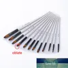 12pcs/set Artist Paint Brushes Set Acrylic Oil Watercolour Painting Craft Art Model Paint By Number Pen Brushes Factory price expert design Quality Latest Style