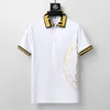 2021 Men's T-Shirt European American fashion brand quality polo letter embroidered short sleeve casual and business double lapel shirt jacket custom 21yz M-3XL#88