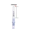 Radiant Glass downstem smoking accessrioes diffuser 18mm Male to 14mm Female Joint Hookahs down stem for bong water pipes