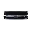 Pencil Bags Fashion Genuine Leather Bag Large Capacity Zipper Pen Case Student School Office Supplies Fountain Pens Holder