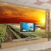 Wallpapers Drop Colomac Decoration Mural Sunset Illumination Road 3d Wallpaper Living Room Bedroom Carta Da Parati