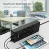 NtonPower Network Filtr Smart Pasek Elektrowni Multi Plug 5 USB Socket Protector-1.5m Kord Ładowarka ścienna Adapter dla HOM 211007