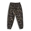 Män Fashion Byxor Camouflage Non-Stretch Pants Byxor Storlek Bomull Plus Gödsel ökar Multi-Bag XL-7XL X0621