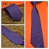 Mens banden 8 cm zijden stropdassen brief gestreepte stropdas voor mannen formele zakelijke bruiloft gravatas met doos 8989