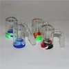 18mm 14mm Aschefänger für Glas Shisha Bong Silikon Wasserpfeife Rauchen Dab Rig 45 90 Grad Duschkopf Perc