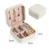 Mini Jewelry Case Portable Travel Jewellery Box Small Storage Organizer Display Boxes for Rings Earrings Necklaces Gifts Package