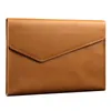 GNEUINE LEATHER A4 File Business Clutch Bags Mapp Mappen med stor kapacitet Kohude Hud Portefullen hela280L