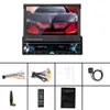 Anti-theft autoradio1 DIN Automatisk utdragbar bil video Multimedia DVD-spelare 7 "Skärm GPS Wifi Spegel Länk stereo