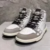 Män Ankel Boots Skull Print Men Fashion Sneakers Punk Style Mäns läderstövlar 16 # 25 / 20t50