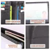 Wallets GENODERN Vintage Patchwork Wallet For Men Genuine Leather With Coin Purse Horizontal Male