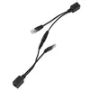 Power Over Ethernet Adapter Адаптер Splitter Kit Cable Cable RJ45 Инжектор для мини -IP -камеры Интернет -телефон285A