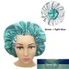 Bonnet/tête de mort casquettes H:HYDE femmes musulmanes nuit bonnet de sommeil Satin élastique Bonnet chapeau pour le soin des cheveux couvre-chef ajuster la perte bonnets Skullies1