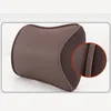 1PC NAPPA Upscale Leather Car headrest original neck pillows waist cushion for BMW Fashion Auto interior decoration accessories