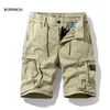 Ruppshch Hommes Summer Casual Outdoor Militaire Poche Cargo Pantalon Shorts Mode Twill Coton Camouflage 210713