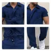 Alnthemen Mężczyźni Romper Kombinezon Streetwear Casual Playsuit Spodnie Vintage Solidne Mężczyźni Kombinezony Kombinezon Spodnie Mężczyźni Dres Cotton X0610