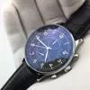 Relógio mecânico automático clássico de 41 mm de couro impermeável casual casual moda luminosa multifuncionação de luxo personali234j