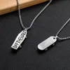 Pendant Necklaces Hip Hop Trend Skateboard Long Necklace 2021 Fashion Stainless Steel Chain Accessories