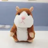 15 cm Schöne Reden Hamster Sprechen Sprechen Sound Record Wiederholen Gefüllte Plüsch Tier Kawaii Hamster Spielzeug Für Kinder c2815077078