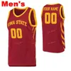 Sj NCAA College Iowa State Cyclones Maillot de basket-ball 34 Nate Jenkins 4 George Conditt IV 45 Rasir Bolton cousu sur mesure