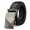 TopSelling classique luxe nouveau men039s ceinture en cuir boucle automatique en cuir aviation affaires ceinture noire 4854499