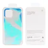 Gradiente Rainbow WaterColor Liquid Silicone Case di protezione protettiva Coperchio del telefono per iPhone 13 12 Mini 11 Pro Max XR 7694362