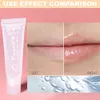 CmaaDu Lip Gloss Lips Balm 6 Colors Pure Transparent Soft Tube Moisturizer Natural Nutritious Hydrating Makeup Winter Lipgloss