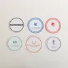 Papel descartável Absorvente Coaster Hotel Quarto Quarto Chá Rodada Caneca Tapetes Personalizados