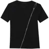 summer Women short Sleeve zipper T Shirt Fashion ops Casual Slim O collar Woman Shirts tops ladies 210507