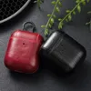 PU 가죽 Airpods Pro 케이스 혈액 손실 죔쇠와 럭셔리 보호 커버 2 / 3 헤드폰 이어폰 Fundas Bluetooth 이어폰 케이스